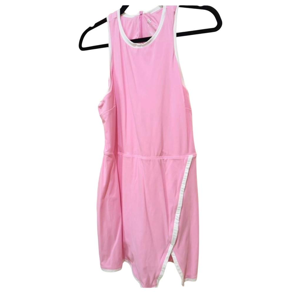 All In Motion Womens Pink High Neck Tennis Dress Built In Shorts Size L